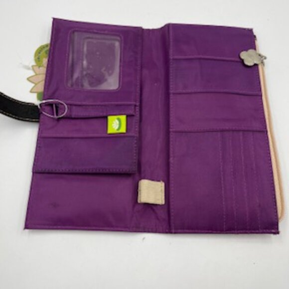 NEW Lily Bloom Wallet Clutch Floral Canvas ID Pouch NWT - Picture 3 of 12